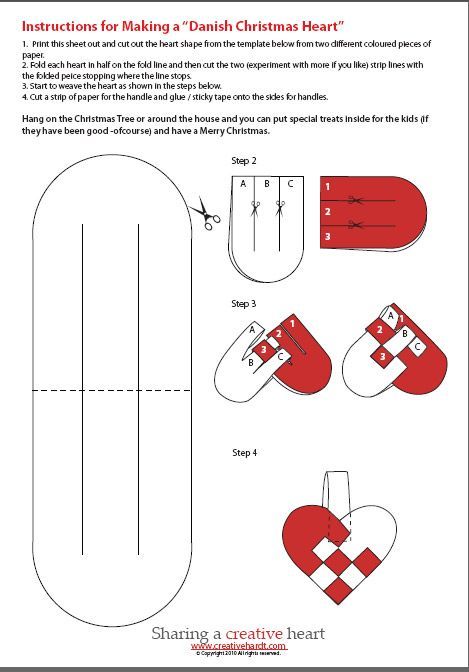 Danish Christmas, Ornament Template, Christmas Heart, Swedish Christmas, Heart Template, Christmas Hearts, Family Tradition, Heart Crafts, Handmade Christmas Decorations