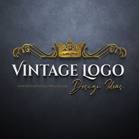 Take a look at some fantastic and unique retro-style vintage logo design ideas. Easily build a retro-style brand identity for your small business using the logo maker tool. #brandidentity #logodesign #vintagelogo #crownlogos #retrodesign #retrologo Vintage Logo Ideas, Vintage Logo Maker, Laurel Wreath Logo, Pretty Logo, Make Your Own Logo, Retro Logo Design, Florist Logo, Luxury Logo Design, Logo Design Ideas