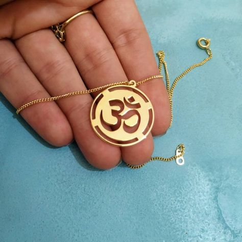 14k Solid Gold - Om Necklace - Ohm Pendant - Om Charm - Medallion Necklace - Men Necklace - Yoga Necklace- Meditation Necklace- Gift For Him . . . . . . . . . . . . . . . . . . . . . . . . . . . . . . . . . . . . . . . . . . . . . . . Looking for a thoughtful gift for your loved one? You will love Aum Necklace, Ohm Necklace, Ohm Pendant, Gold Pendants For Men, Small Earrings Gold, Om Necklace, Om Charm, Sunshine Necklace, Om Pendant