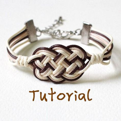 Chinese Knot Bracelet, Bracelet Instructions, Knot Tutorial, Chinese Knotting, Snake Knot, Jewelry Knots, Bracelet Friendship, Chinese Knot, Knot Bracelet