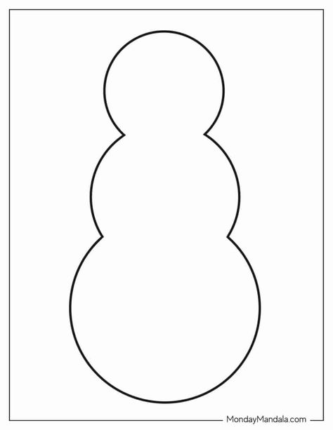 26 Snowman Templates (Free PDF Printables) Snowman Faces Patterns Free Printable, Snowman Outline Free Printable, Printable Snowman Template, Snowman Patterns Sewing Free Printable, Snowmen Patterns Free Printable, Snowman Printables Free Templates, Snowman Patterns Printable, Snowman Template Free Printable, Applique Templates Printable Free