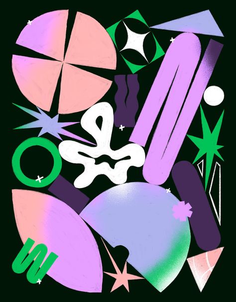 Concept Reference, Shapes Design, Digital Art Poster, College Room, 2024 Style, Sport Design, Art Poster Design, Weird Shapes, Shape Art