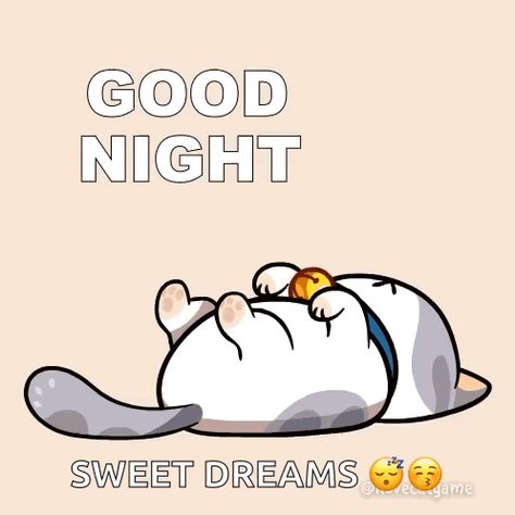 Goodnight Good Night GIF - Goodnight Good night Gn - Discover & Share GIFs Good Night Stickers Whatsapp, Sweet Dreams Good Night Gif, Good Night Kitty, Good Night Stickers, Goodnight Cute Images, Sweet Dreams Gif, Goodnight Gifs, Good Night Gifs, Goodnight Gif