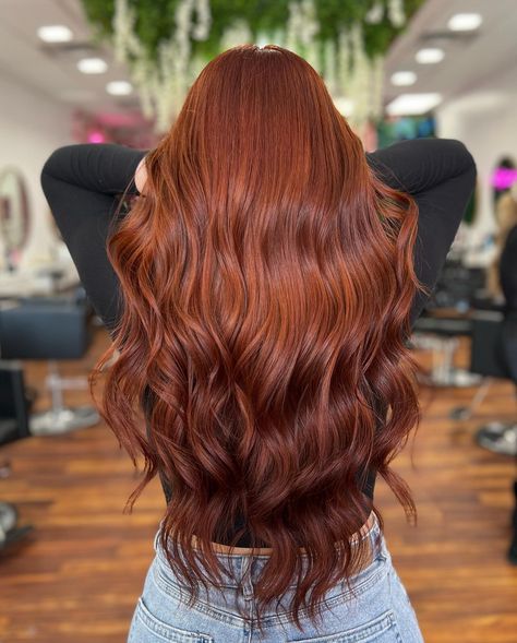 Balayage On Black Hair, Black Hair Ideas, Blonde Copper, Cowboy Copper, Rambut Brunette, Black Hair Balayage, Red Hair Inspo, Orange Copper, Ginger Hair Color