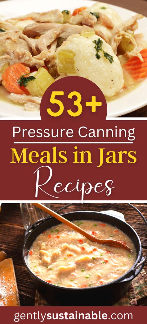 Pressure Canner Recipes, Meals In Jars, Canning Meals, Canning Soup Recipes, Healthy Fast Food, Chicken Pot Pie Filling, Pressure Canning Recipes, Pot Pie Filling, Home Canning Recipes