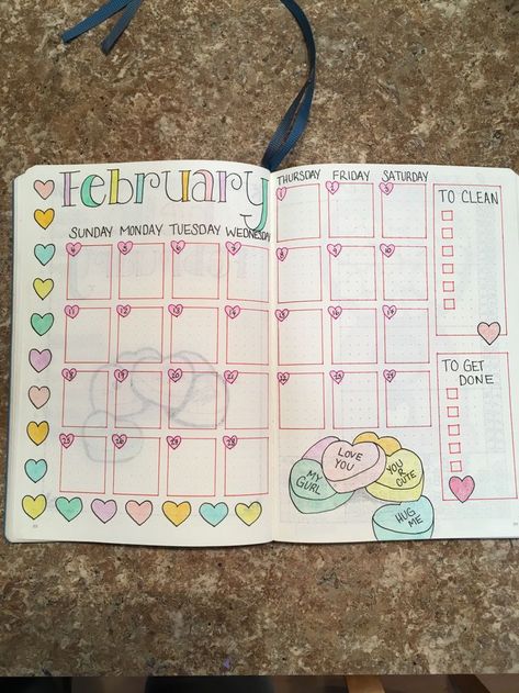 February Diy Calendar, February Calendar Whiteboard, February Bujo Calendar, February Planner Layout, February White Board Calendar Ideas, February White Board Ideas, Bulett Journal Ideas February, February Calendar Ideas, February Monthly Spread