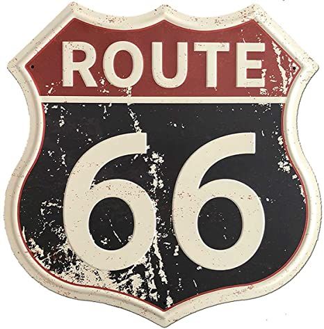 High Way, Route 66 Sign, Camera Vintage, Vintage Room Decor, Shop Sign, Vintage Tin Signs, Garage Walls, Easy Rider, Vintage Room