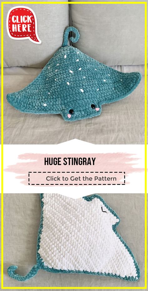 Amigurumi Free Pattern Shark, Crochet Whale Shark Pattern Free, Crochet Shark Free Pattern, Crochet Sea Animals Free Pattern, Crochet Manta Ray Pattern Free, Free Crochet Shark Pattern, Manta Ray Crochet Pattern Free, Crochet Shark Pattern Free Amigurumi, Crochet Stingray Pattern Free