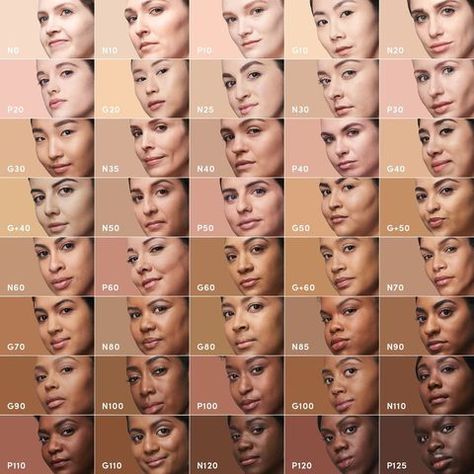 Foundations With Wide Ranges - Makeup Brands with 40 Shades Concealer For Dark Skin, Foundation Shade Match, Skin Tone Makeup, Shade Finder, Skin Undertones, Cover Fx, Colors For Skin Tone, Mineral Foundation, Scarring