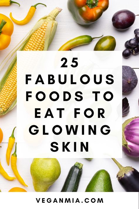 Foods For Skin Health, Food For Glowing Skin, Foods For Healthy Skin, Skin Diet, Glow Skin, Good Foods To Eat, Healthy Glowing Skin, For Glowing Skin, Skin Food