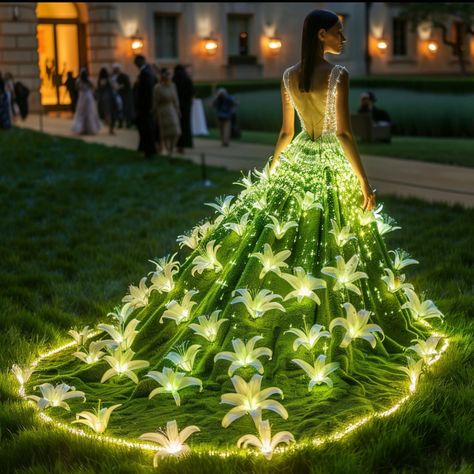 If the Met Gala participants had truly embraced the theme of ‘Garden of Time’, this is what they could have looked like!! Amidst cascading floral arches and verdant pathways, celebrities are adorned in attire that transcends mere fashion; it’s an ode to the passage of time itself. Picture breathtaking gowns adorned with delicate, shimmering clockwork motifs, where intricate gears replace traditional embroidery. Celebrities don headdresses resembling blooming timepieces, where each petal and g... The Garden Of Time Outfit, Met Gala Garden Of Time, Garden Of Time Met Gala, Floral Arches, Concept Fashion, Passage Of Time, Conceptual Fashion, Traditional Embroidery, Western Outfit