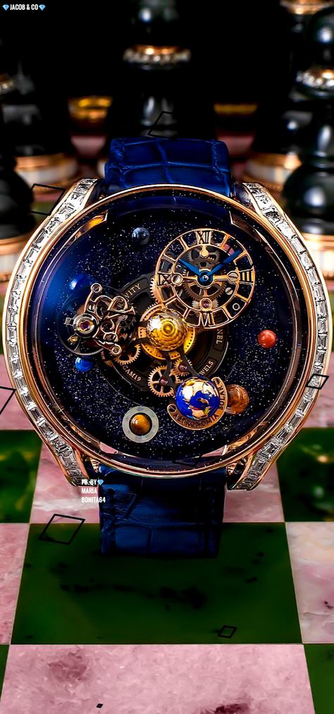 Solar System Watch, Fashion Bible, Fancy Watches, Skeleton Watches, Expensive Watches, Hand Watch, Richard Mille, Luxury Timepieces, Watches Unique