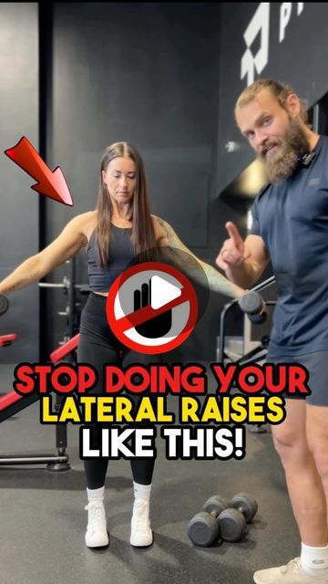 Jake - Lifestyle Coach | ❌Stop doing your DB lateral raises like this! . 👉Do this instead to really optimize the lateral raise and light the delts up . ❗�... | Instagram Delts Workout, Shoulder And Arm Workout, Fit Mother, Always Do Your Best, Workout Program Gym, Arm Exercises, Use Less, Lateral Raises, Going Through The Motions