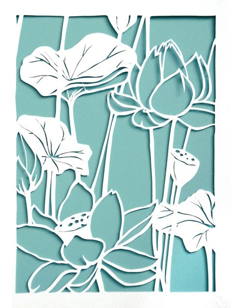 Paper Cutout Flowers, Paper Cut Art Templates Free Printable, Papercut Flowers, Chinese Paper Cutting, Cut Out Art, Paper Cutout Art, Chinese Paper, Paper Cut Design, 패턴 배경화면