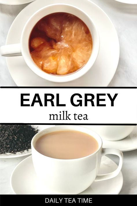 Earl Grey Milk Tea, Black Tea Recipe, Milk Tea Recipes, Easy Teas, Tea At Home, Allergen Free Recipes, Tea Burn, British Tea, Grey Tea