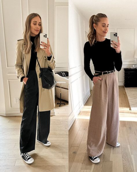 Sweater Trousers Outfit, Trousers And Sneakers Outfit, Tan Trousers Outfit, Black Trousers Outfit Casual, Black Trouser Outfit, Trousers Outfit Casual, Black Trousers Outfit, Sneakers Outfit Work, Best Of 2022