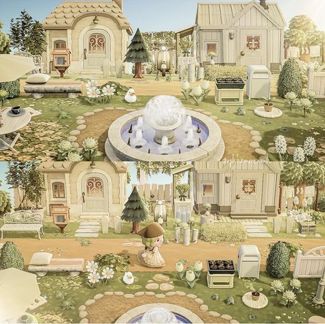 Animal Crossing Island Layout Ideas, Animal Crossing Villager House Layout, Island Layout Ideas, Animal Crossing Island Layout, Cottage Core Animal Crossing, Cottagecore Animals, Island Layout, Cottagecore Ideas, Witchy Cottage