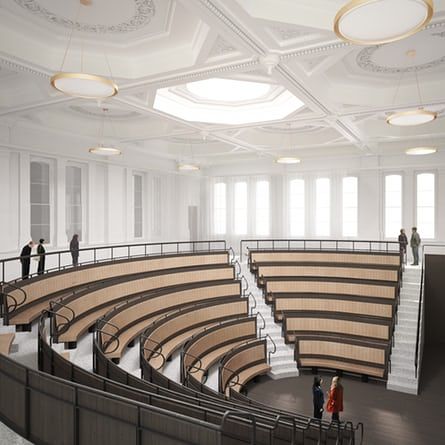 Performing Arts Theater, Auditorium Design, Auditorium Seating, Theater Architecture, Lecture Theatre, University Of London, David Chipperfield Architects, David Chipperfield, Best Architecture