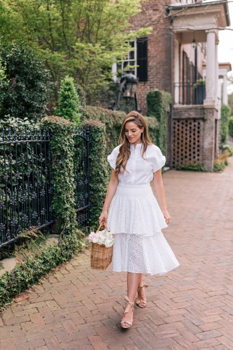 Spring Skirt Outfits, Julia Berolzheimer, Basic Fashion, Gal Meets Glam, Alexandre Birman, Spring Skirts, Fashion Tips For Women, Bag Style, Veronica Beard