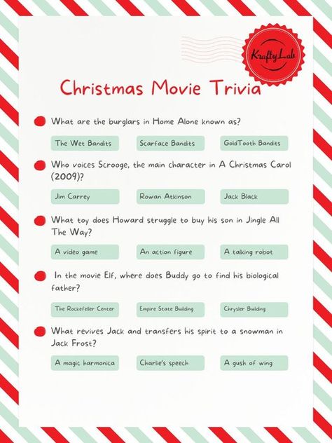 Funny Christmas Trivia, Christmas Trivia Questions And Answers, Christmas Quiz Questions, Christmas Trivia Quiz, Christmas Jeopardy, Christmas Trivia Questions, Christmas Movie Trivia, Christmas Questions, Movie Trivia Questions