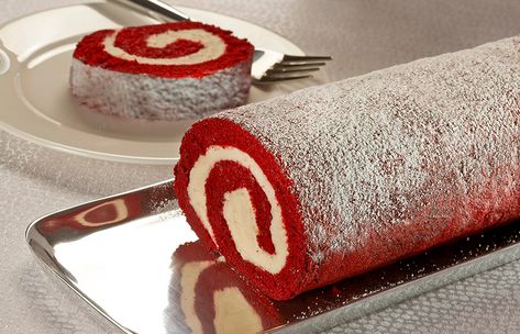 Red Velvet Cake Roll Recipe, Red Velvet Cake Roll, Baking Challenge, Red Velvet Recipes, Cake Roll Recipes, Roll Recipe, Roll Cake, Cupcake Cake, Cake Roll