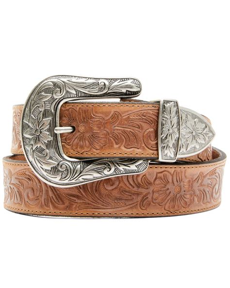 PRICES MAY VARY. 1 1/2&Quot; Belt Width Tooled Buckle Floral Embossing Highest Quality Material Country Girl Belts, Country Belts, Cowgirl Belts, Girls Belts, Boot Barn, Western Wear Outfits, Womens Leather Belt, Western Outfit, Estilo Country