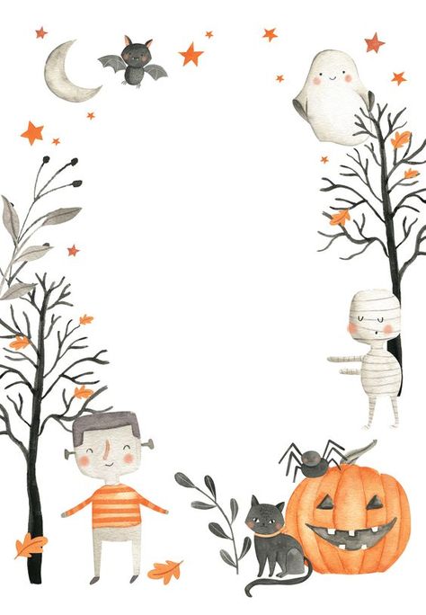 Ready For Spooky Night - Halloween Party Invitation Template | Greetings Island Halloween Birthday Party Invites, Fall Party Invitations Free Printable, Halloween Invite Template, Halloween Invitations Template Free, Halloween Party Invitations For Kids, Halloween Party Invitations Template, Halloween Invitations Template, Halloween Invitation Ideas, Halloween Kita