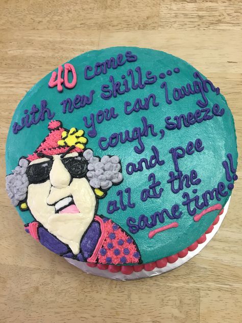 40 Year Old Cake Ideas, Funny 40th Birthday Cake For Women, 41st Birthday Cake For Women, Cakes For 40th Birthday Women, Funny Cake Ideas For Women Birthday, 50 Cake Birthday For Women, Birthday Cake For 40 Year Old Women, 40 Birthday Cake For Women Turning 40, 40 Cake Ideas