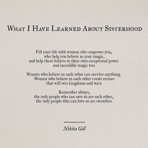 Nikita Gill on Instagram: “Sharing this on request. It’s an excerpt from my YA novel in verse The Girl and The Goddess. I remember learning this lesson from my mother…” Village Quotes, Sisterhood Quotes, Nikita Gill, Circle Quotes, Ya Novels, Female Friendship, What I Have Learned, Quotes About Motherhood, Yoga Quotes