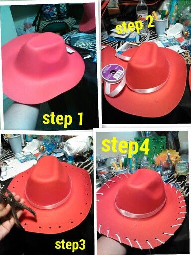 Diy jessie hat                                                                                                                                                      More Jessie Toy Story Costume, Disfraz Toy Story, Woody Costume, Toy Story Halloween, Woody And Jessie, Toy Story Costumes, Toy Story Theme, Jessie Toy Story, Toy Story Birthday Party