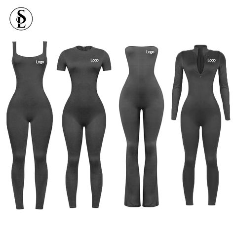 Custom Logo Modest Workout Spandex Bodycon Rompers Women Jumpsuits Sexy One Piece Yoga Fitness Flare Jumpsuit For Women - Buy Jumpsuits,Rompers Women Jumpsuit,Jumpsuit Women Product on Alibaba.com Bodycon Jumpsuit Outfit, Modest Workout, Women Jumpsuit, Jumpsuit For Women, Fitness Wear Outfits, Brand Ideas, Flare Jumpsuit, Bodycon Jumpsuit, Fitted Jumpsuit