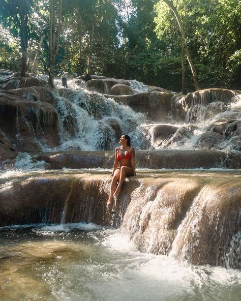 River Pictures, Waterfall Pictures, Summer Picture Poses, Waterfall Adventure, Adventure Inspiration, Jamaica Travel, River Falls, Need A Vacation, Dream Holiday