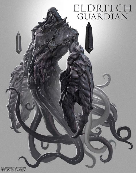 ArtStation - Eldritch Guardian Eldritch Creature, Eldritch Monster, Shadow Creatures, Lovecraftian Horror, Dark Creatures, Creepy Monster, Beast Creature, Eldritch Horror, Creature Artwork