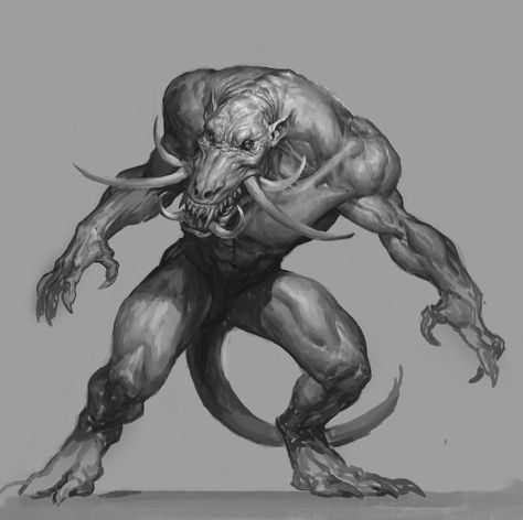 ArtStation - personal studies, johan grenier Lovecraft Monsters, My Free Time, Creature Artwork, Cool Monsters, Alien Concept Art, Monster Concept Art, Alien Creatures, Demon Art, Fantasy Monster