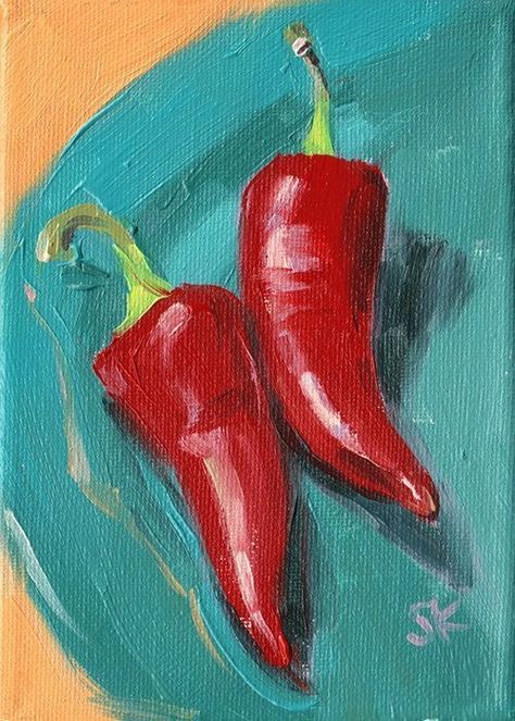 Still Life Painting Acrylic Simple, Still Life Painting Easy, Easy Still Life Painting, Food Painting, Oil Pastel Art, Simple Acrylic Paintings, Drawings Simple, Sketch Painting, Kitchen Paint