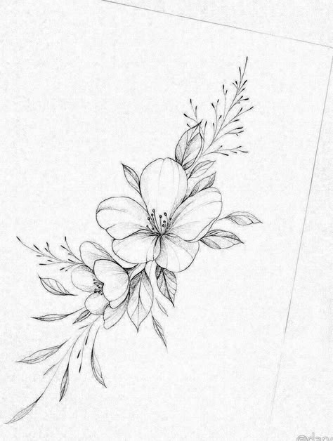 Drawing Ideas Sketchbooks, Shen Long Tattoo, Realistic Flower Tattoo, Flower Drawing Ideas, Ideas Sketchbooks, Floral Tattoo Shoulder, Hip Thigh Tattoos, Feminine Tattoo Sleeves, Flower Tattoo Drawings