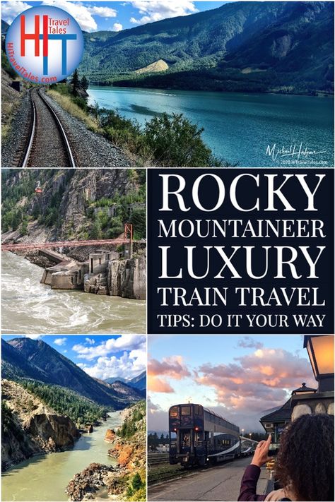 Canada Jasper, Luxury Train Travel, Train Travel Usa, Rocky Mountaineer Train, Train Vacations, Rocky Mountaineer, Train Adventure, Train Trip, Luxury Train