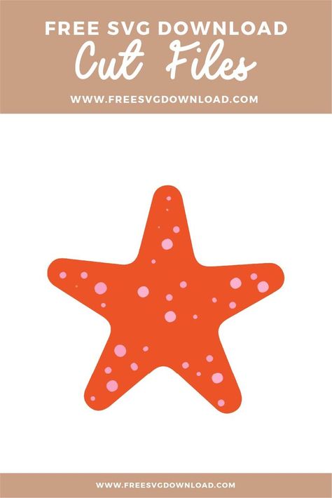 Starfish Svg Free, Seashell Svg Free, Ocean Svg Free, Summer Svg Free, Starfish Svg, Ocean Svg, Summer Cut, Svg Ideas, Cricut Air