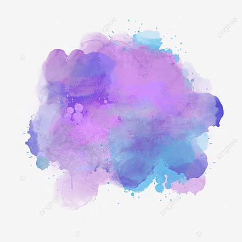 Blue And Purple Aesthetic, Purple Watercolor Background, Color Splash Purple, Purple Clipart, Watercolor Splash Png, Watercolor Violet, Violet Design, Color Splash Effect, Blue Clipart