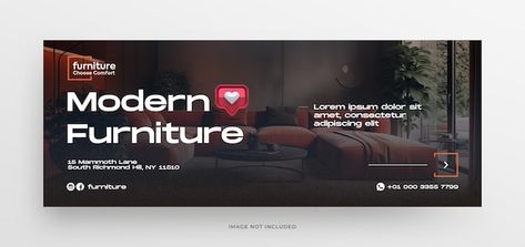 Modern furniture facebook cover or socia... | Premium Psd #Freepik #psd #ads-design #instagram-banners #instagram-banner #furniture-banner Furniture Banner, Instagram Banners, Instagram Banner, Ads Design, Lane Furniture, Web Banner, Banner Template, Facebook Cover, Lorem Ipsum