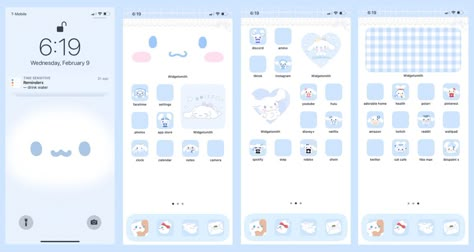 Cinamoroll Template, Blue Wallpaper Layout Iphone, Cinnamoroll Iphone Layout, Blue Cinnamoroll Widget, Cinnamonroll Widget Ideas, Cinnamonroll Sanrio Phone Theme, Cinamoroll Theme Phone, Cinnamoroll Wallpaper Desktop Blue, Phone Themes Cinnamoroll