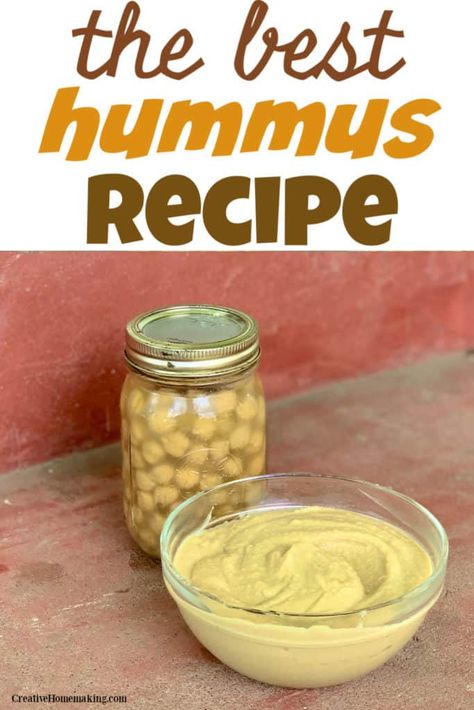 Homemade Hummus Recipe Without Tahini, Easy Hummus Recipe Without Tahini, Authentic Hummus Recipe, Hummus Recipe Without Tahini, Easy Homemade Hummus, Homemade Hummus Recipe, Garbanzo Bean Recipes, Best Hummus Recipe, Best Hummus