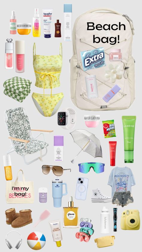 Beach Things To Do, Vacation Must Haves, Beach Packing List, Beach Bag Essentials, Bag Essentials, Summer Inspo, Summer Fridays, Summer Fits, Packing List