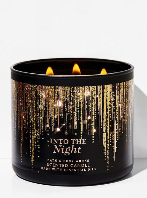 Into the Night 3-Wick Candle by Bath & Body Works Candle Obsession, Bath N Body Works, Candle Night, Christmas Dining Table, Bath Body Works Candles, Bath Candles, Bath And Body Care, Into The Night, 3 Wick Candles