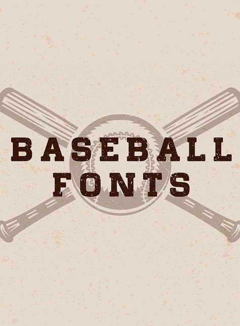 On the Creative Market Blog - Hit a Homerun With These Cool Baseball Fonts Baseball Typography Design, Baseball Fonts Free, Baseball Lettering, Animation Poster, Baseball Font, Baseball Letters, Jersey Font, Baseball Teams Logo, Match Font