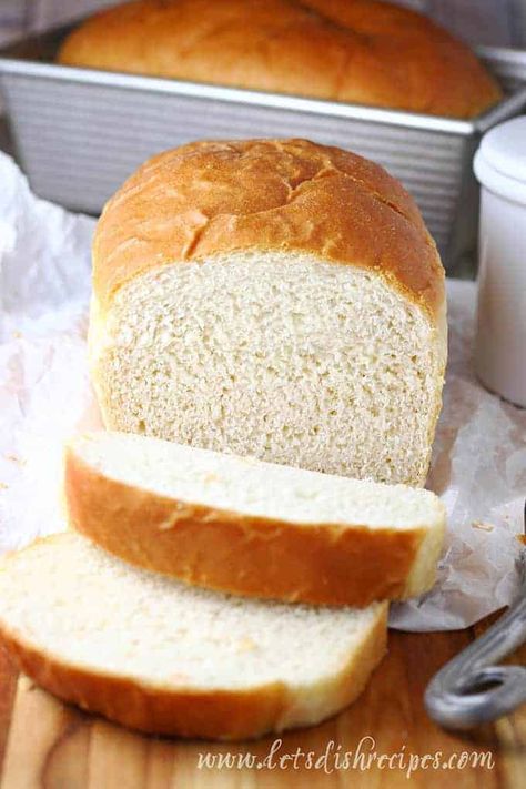 White Sandwich Bread, Resepi Roti, Homemade White Bread, Pinterest Food, White Bread Recipe, Bake Bread, Hot Bread, Recipes Bread, Bread Art