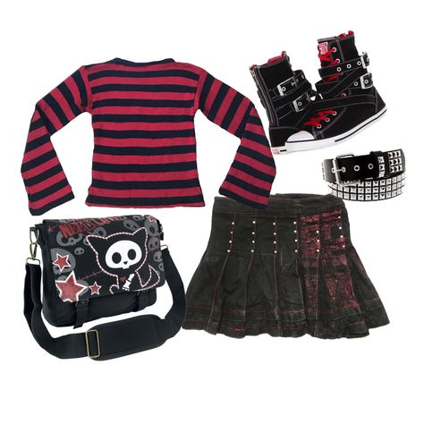 Scene Outfits Black Women, Scene Y2k Outfits, Scenecore Clothes, Scenecore Outfit, Scene Clothing, Emo Outfit, 2000s Clothing, Scene Outfits, Alt Outfits