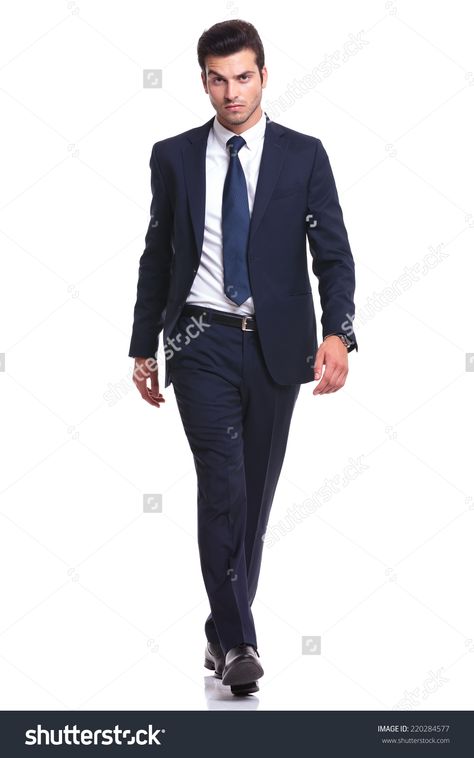 Full length picture of a elegant business man walking on white background, looking at the camera Drawing Poses Male, Man Stock Photo, Walking Poses, Male Portrait Poses, Boy Walking, Walking Man, Men Tattoos, 남자 몸, Anatomy Poses