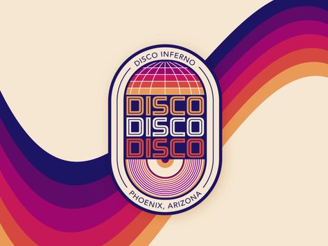 Retro Festival, Concert Logo Design, 80s Branding, Festival Logo Design Creative, Disco Aesthetic Poster, Party Logo Design, Disco Branding, Disco Design, Festival Logo Design