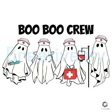 Boo Boo Crew Spooky Nurse SVG Halloween Vibes File Boo Crew Svg, Halloween Themed Gifts, Boo Boo Crew, Nurse Svg, Dr. Seuss Svg, Boo Crew, Personalized Greeting Cards, Unicorn Svg, Halloween Vibes